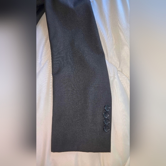 Black Tuxedo Suit Blazer 38R - Picture 4 of 4